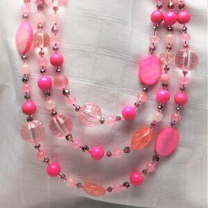 No1059 Handmade necklace, bracelet and earrings with polished stones